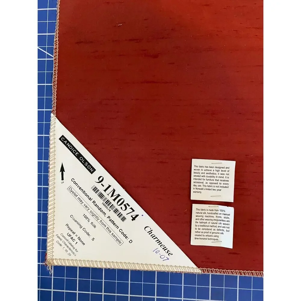 7 Kravet Candice Olson Silk Plaid and Solid Fabric Samples 18